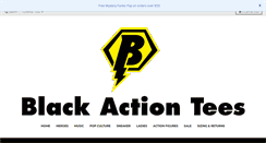 Desktop Screenshot of blackactiontees.com